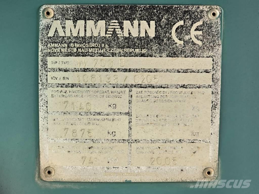 Ammann VV 700 D Kombine silindirler