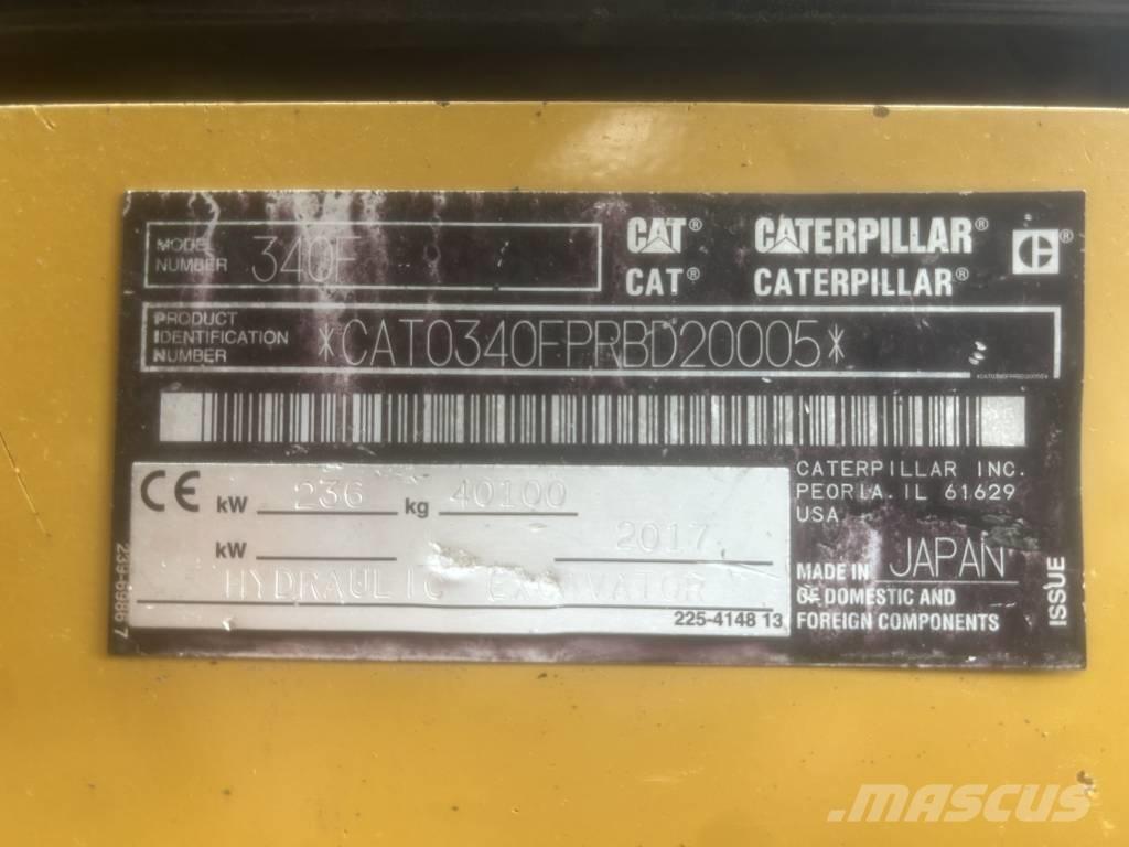CAT 340 UHD Paletli ekskavatörler