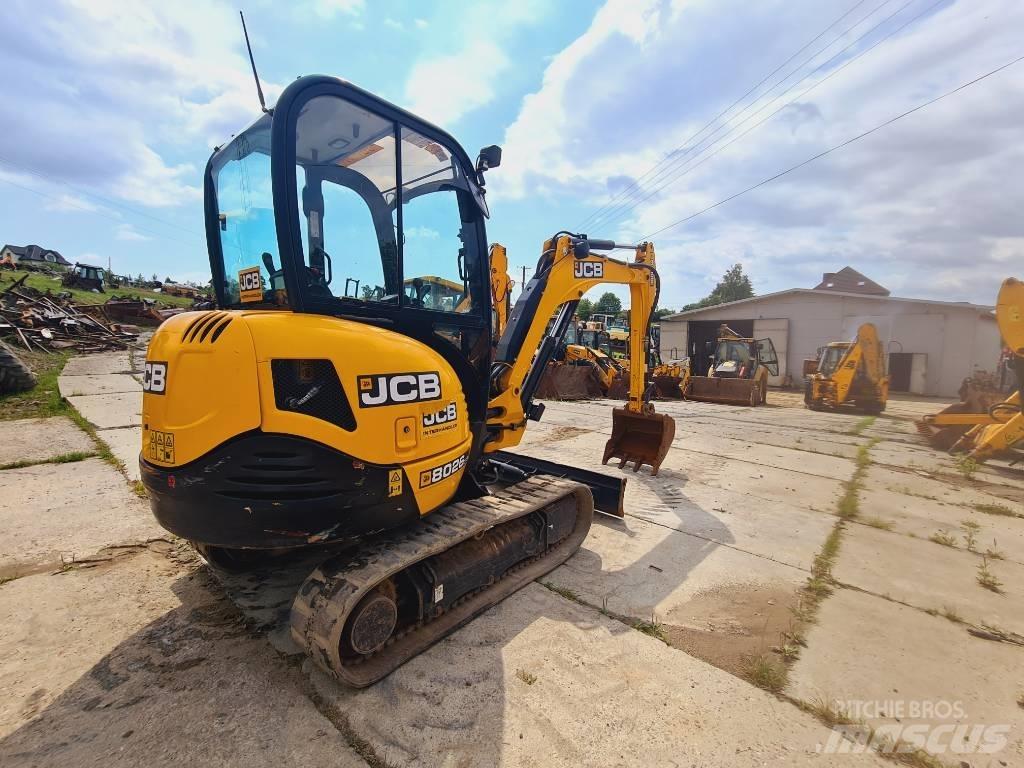 JCB 8026 CTS Mini ekskavatörler, 7 tona dek