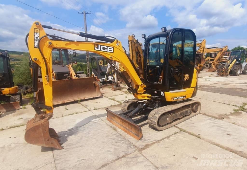 JCB 8026 CTS Mini ekskavatörler, 7 tona dek