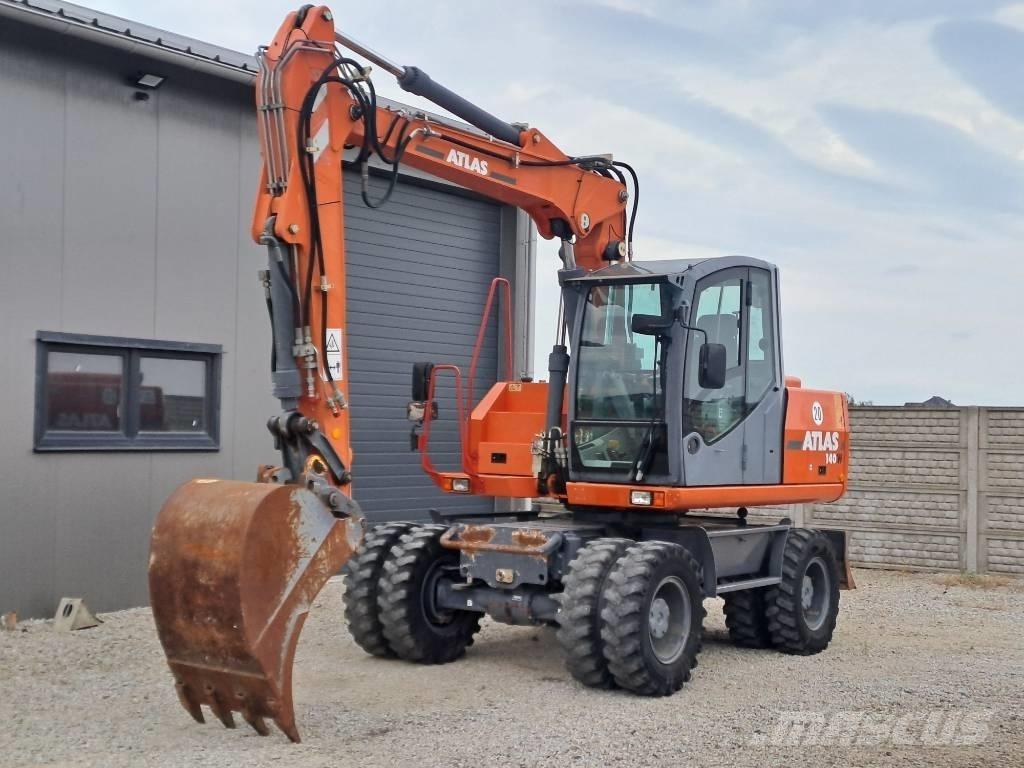 Atlas 140 W Lastik tekerli ekskavatörler