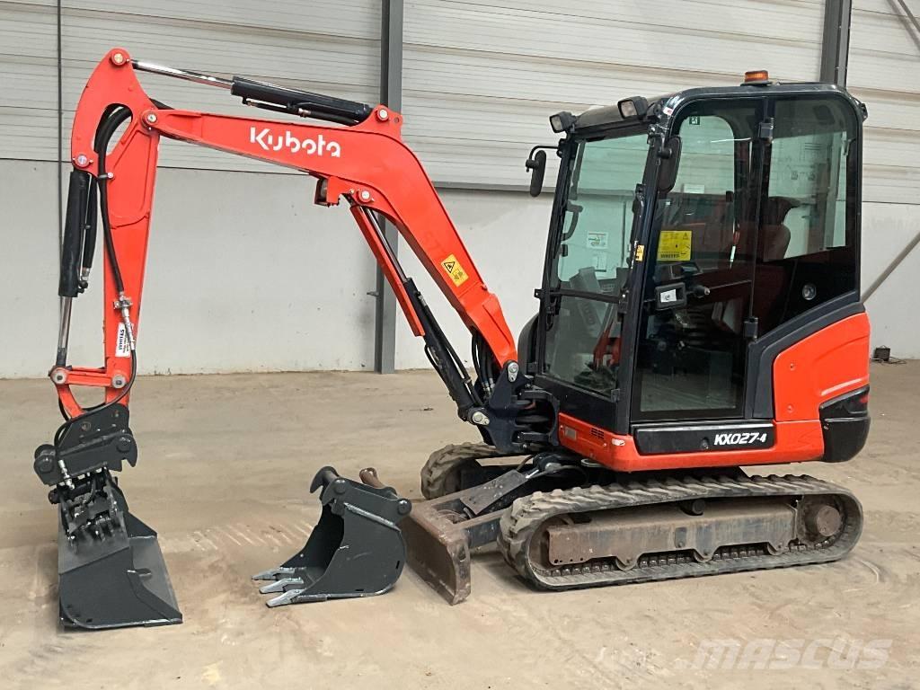 Kubota KX 027-4 Mini ekskavatörler, 7 tona dek