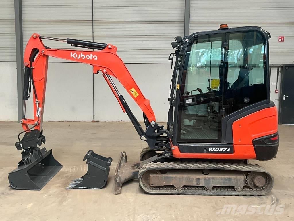 Kubota KX 027-4 Mini ekskavatörler, 7 tona dek
