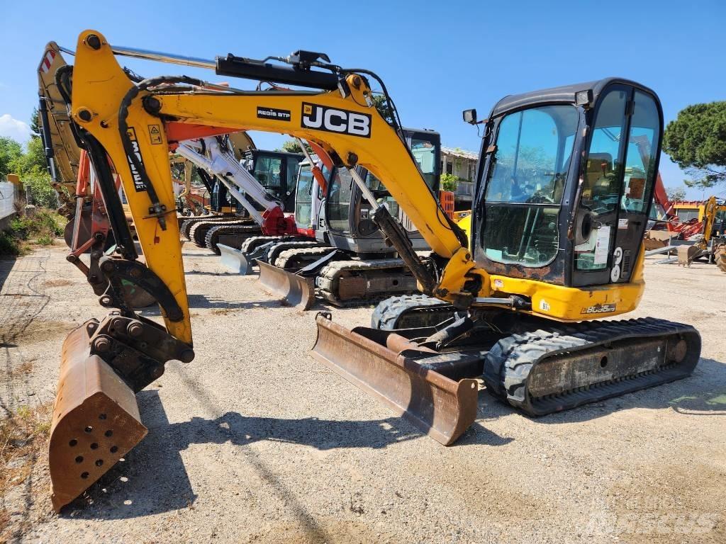JCB 8055 RTS Mini ekskavatörler, 7 tona dek