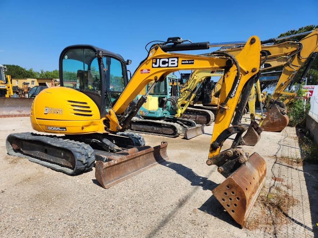 JCB 8055 RTS Mini ekskavatörler, 7 tona dek