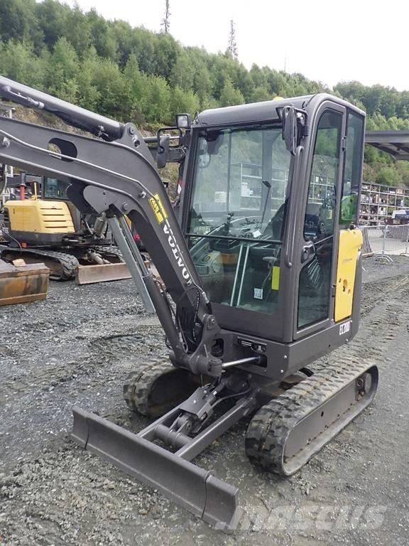 Volvo EC 20 D Mini ekskavatörler, 7 tona dek