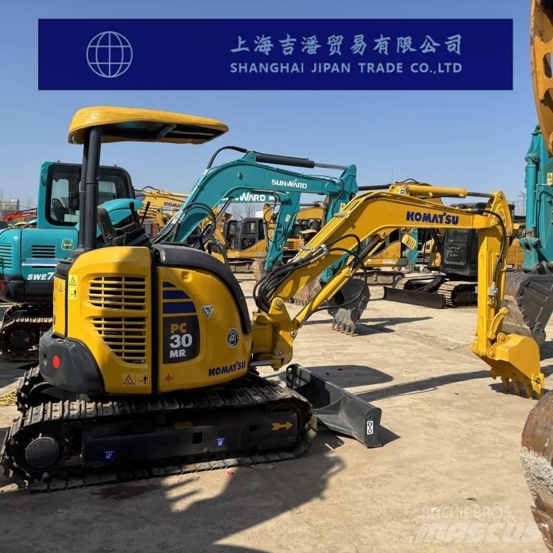 Komatsu PC 30 MR Mini ekskavatörler, 7 tona dek