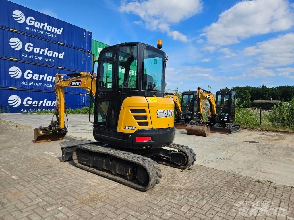 Sany SY 35 U Mini ekskavatörler, 7 tona dek