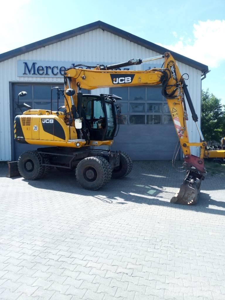 JCB JS 145 W Lastik tekerli ekskavatörler