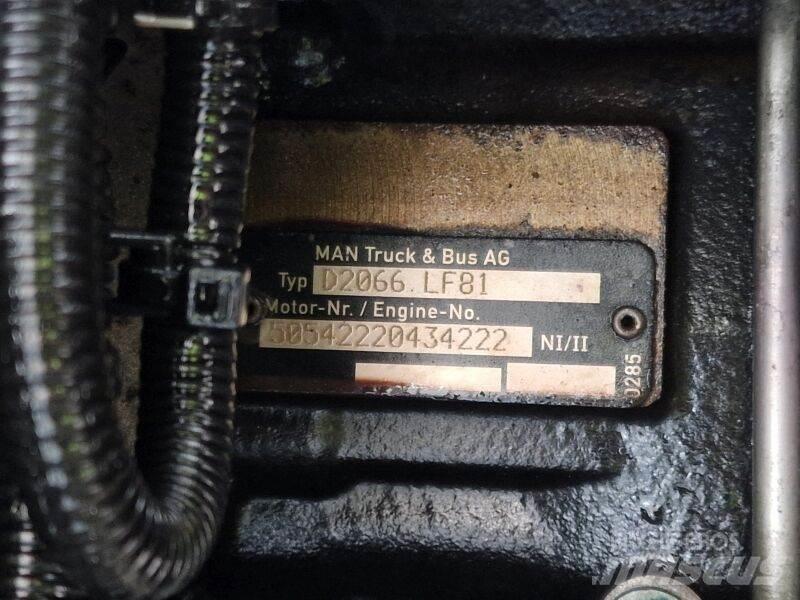 MAN D2066 LF81 Motorlar