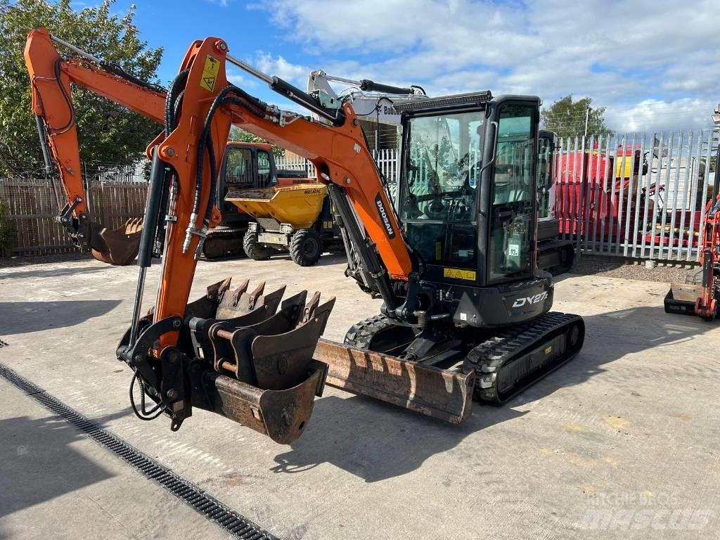 Doosan DX 27 Z Mini ekskavatörler, 7 tona dek