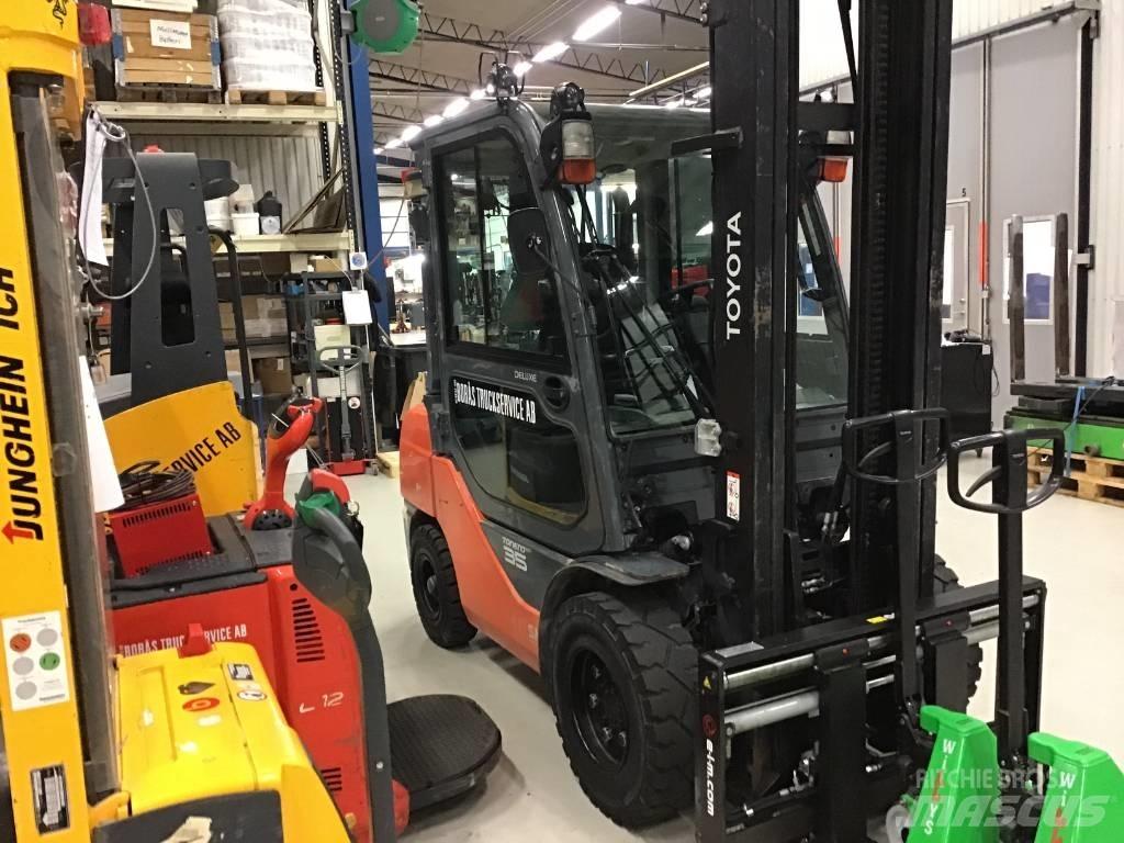 Toyota 06-8 FDJ 35 F Dizel forkliftler