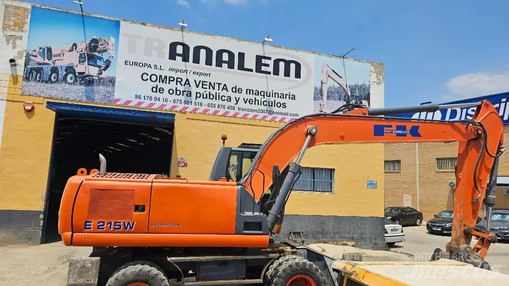 Fiat-Kobelco E215W Lastik tekerli ekskavatörler
