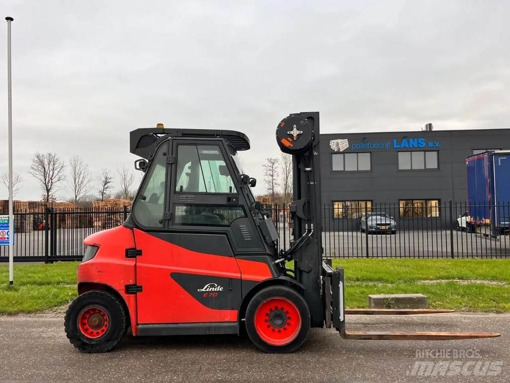 Linde E70-01 Elektrikli forkliftler