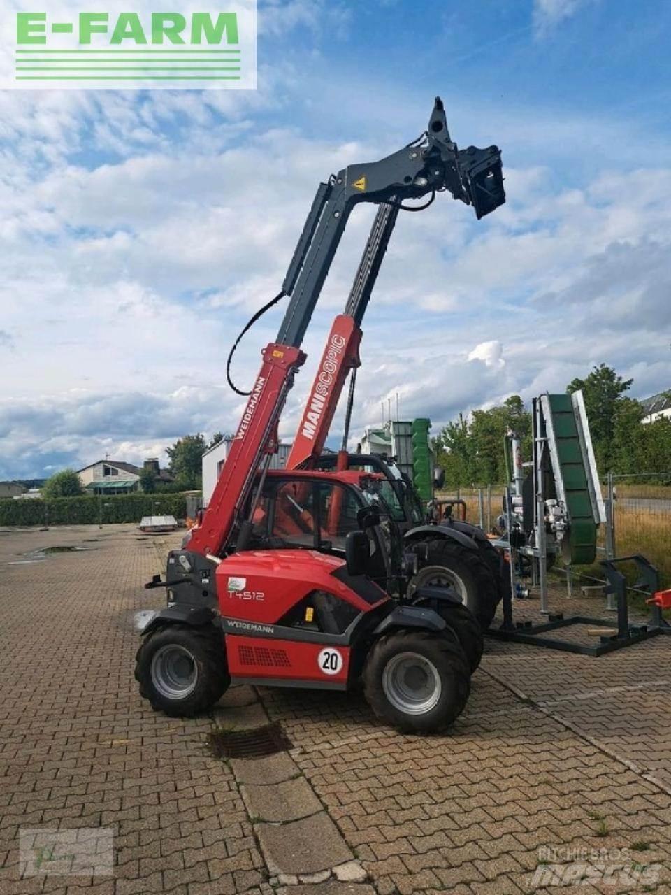 Weidemann t 4512 Tarimsal teleskopik yükleyiciler