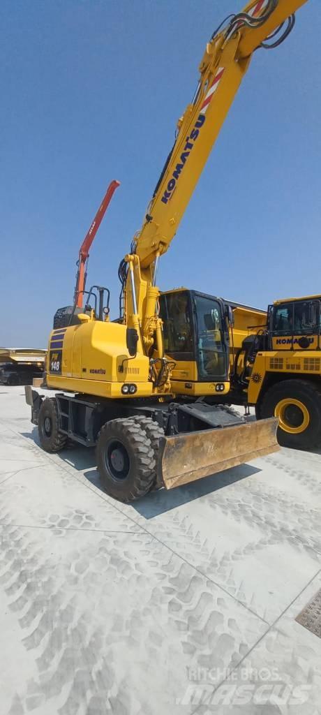 Komatsu PW148-11 Lastik tekerli ekskavatörler