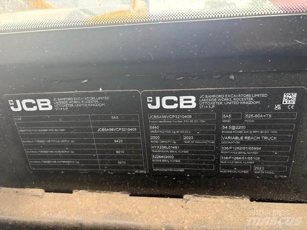 JCB 525.60 Tarimsal teleskopik yükleyiciler
