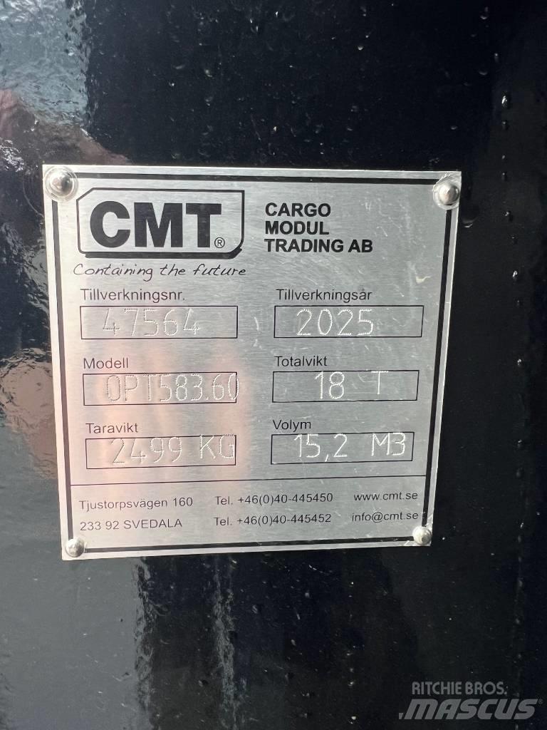 CMT Schaktflak 15m3 Sökülebilir parçalar