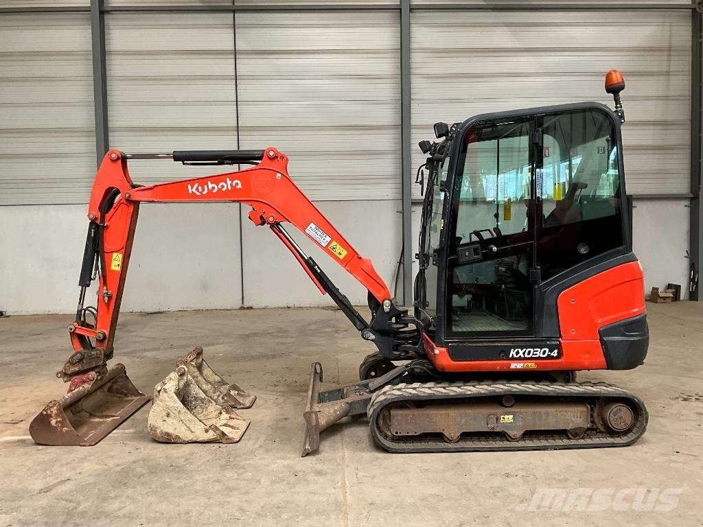 Kubota KX 030-4 Mini ekskavatörler, 7 tona dek