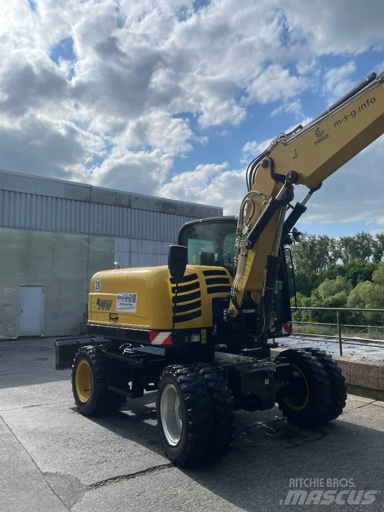 Yanmar B 95 W Lastik tekerli ekskavatörler