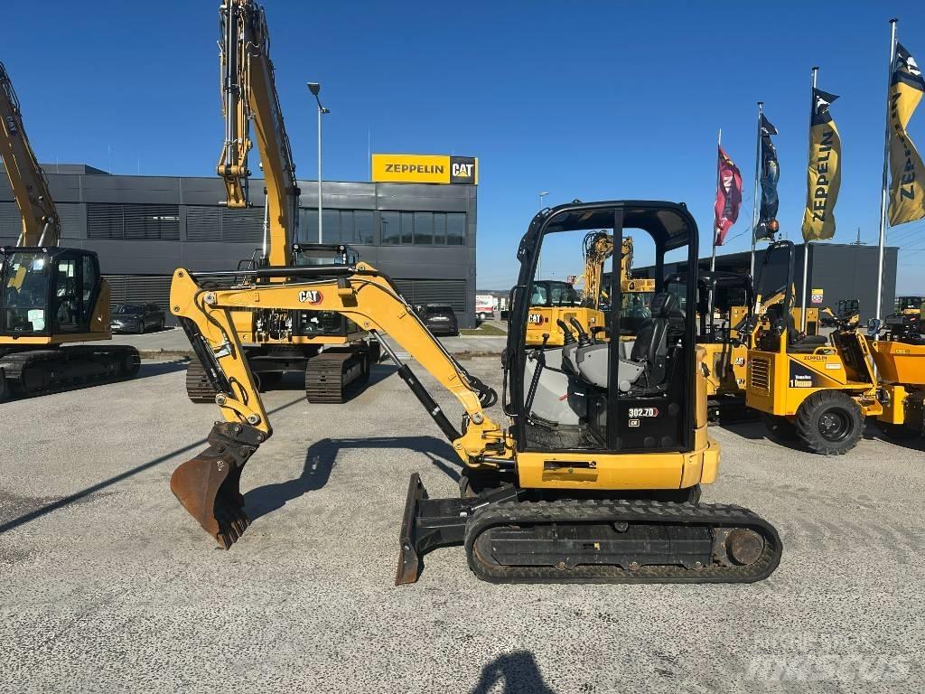 CAT 302.7 D CR Mini ekskavatörler, 7 tona dek