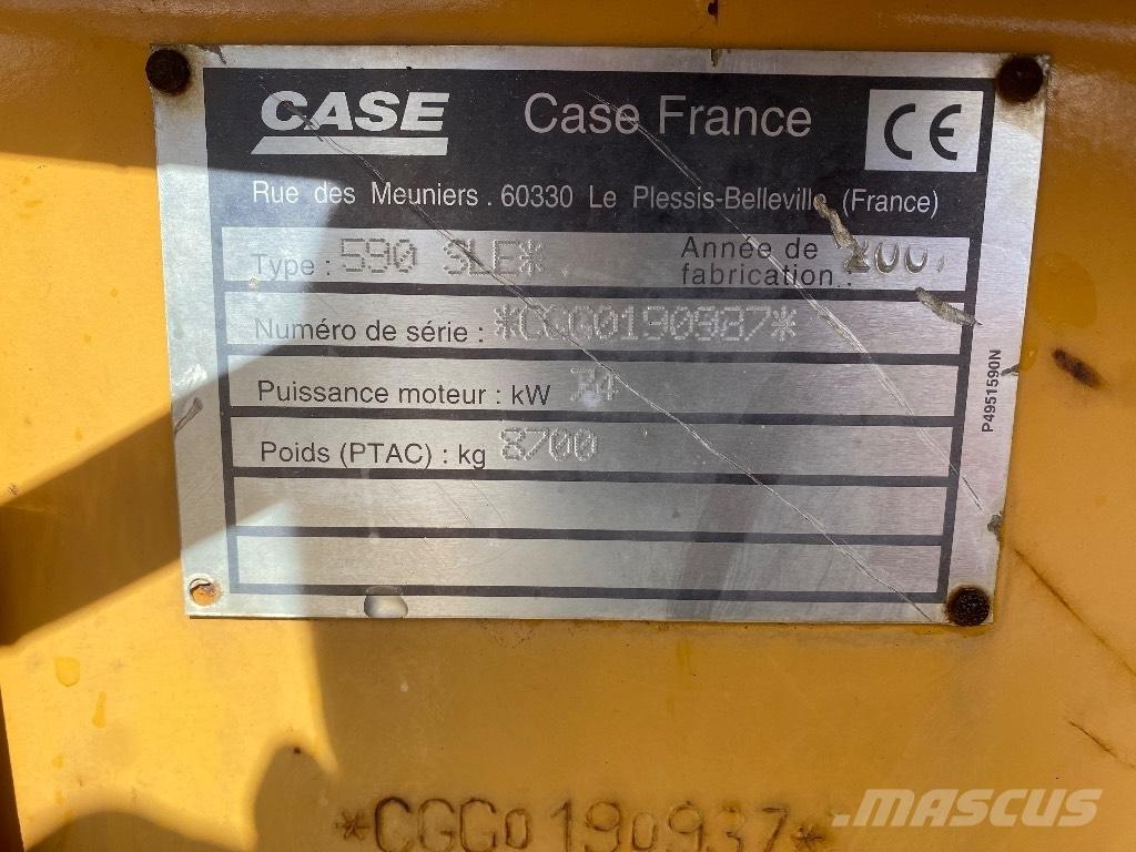 CASE 590 SLE Kazıcı yükleyiciler - beko loder