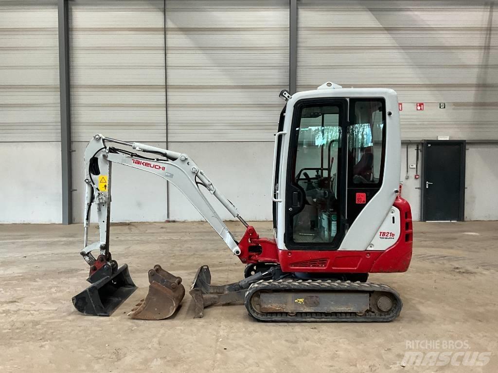 Takeuchi TB 216 Mini ekskavatörler, 7 tona dek
