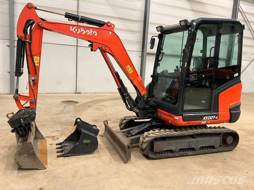 Kubota KX 027-4 HI Mini ekskavatörler, 7 tona dek