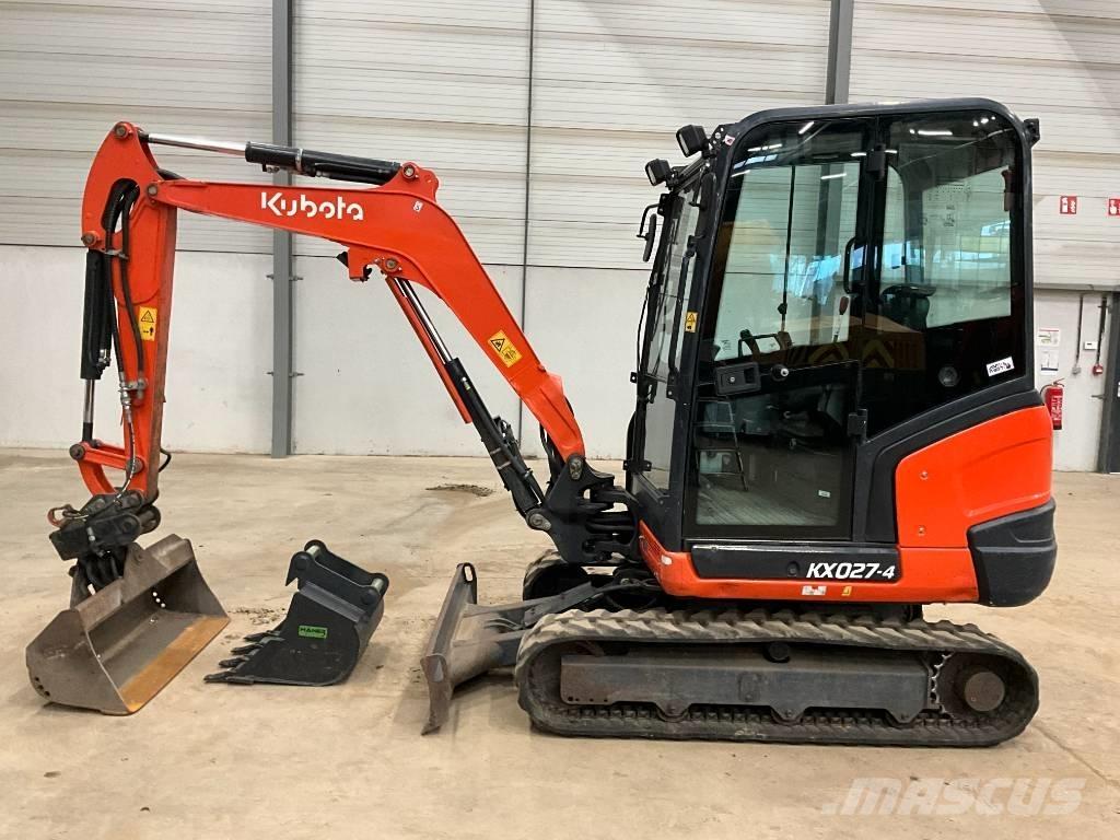 Kubota KX 027-4 HI Mini ekskavatörler, 7 tona dek