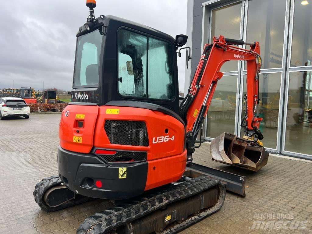 Kubota U 36-4 Mini ekskavatörler, 7 tona dek