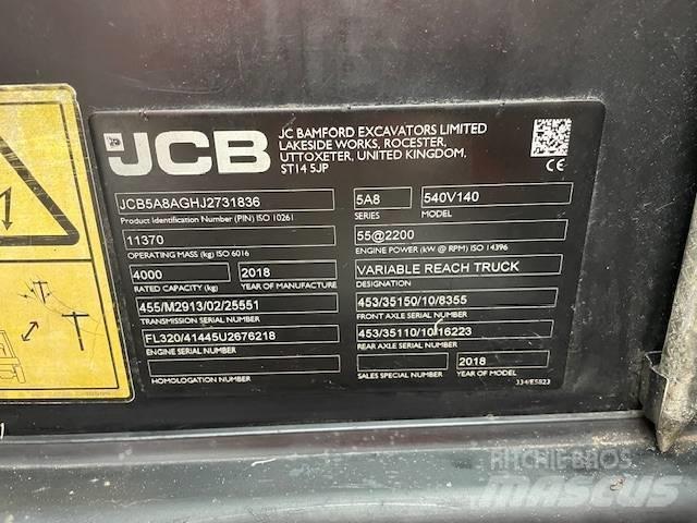 JCB 540-140 Teleskopik yükleyiciler