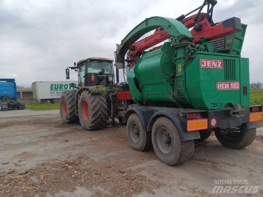 JENZ 582HEM Agaç kesme siyirma makinalari