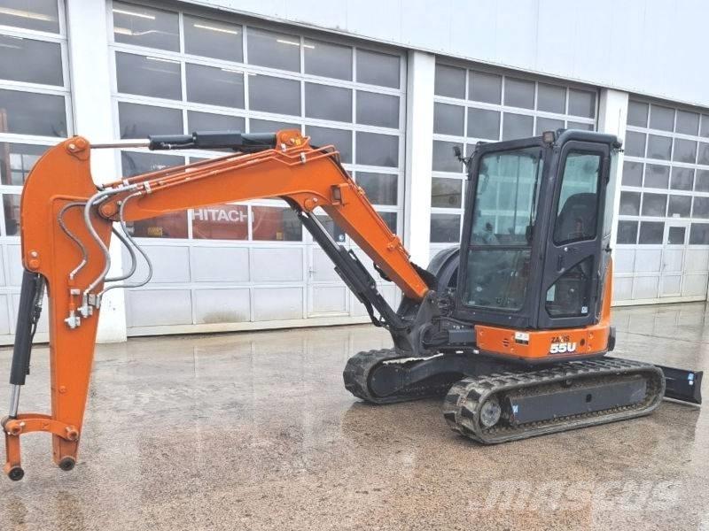Hitachi ZX 55 U-6 Mini ekskavatörler, 7 tona dek