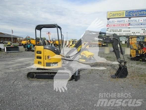 John Deere 26G Mini ekskavatörler, 7 tona dek
