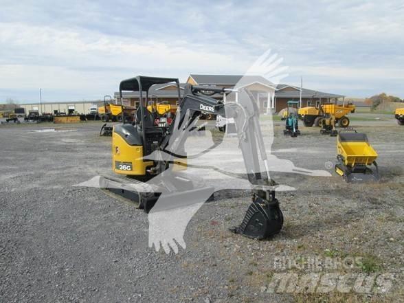 John Deere 26G Mini ekskavatörler, 7 tona dek
