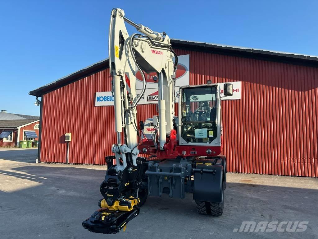 Takeuchi TB 395 W Lastik tekerli ekskavatörler