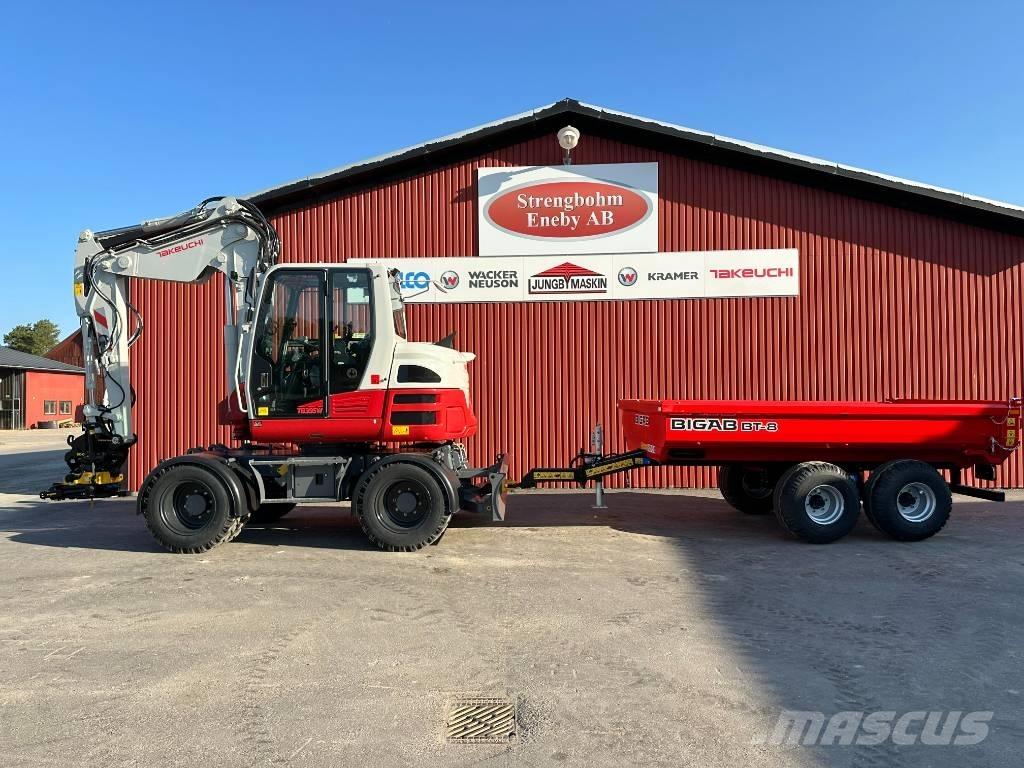 Takeuchi TB 395 W Lastik tekerli ekskavatörler