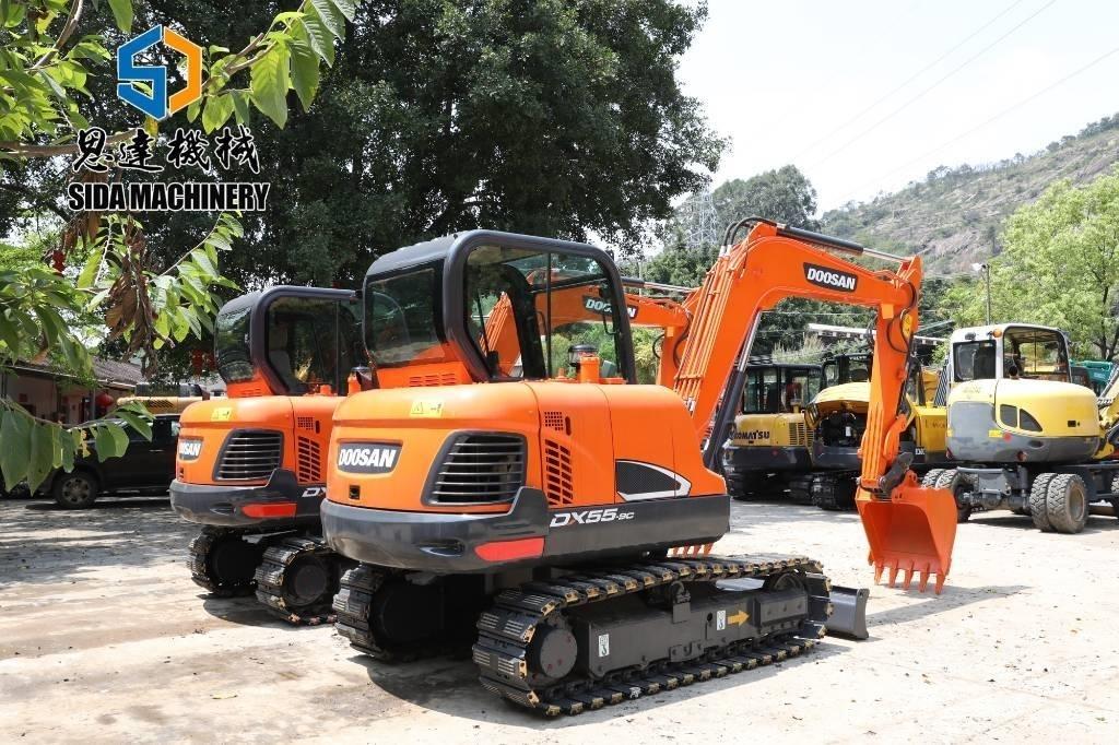 Doosan DX 55-9 C Mini ekskavatörler, 7 tona dek