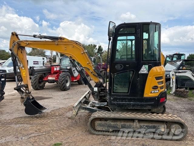 Sany SY 35 U Mini ekskavatörler, 7 tona dek