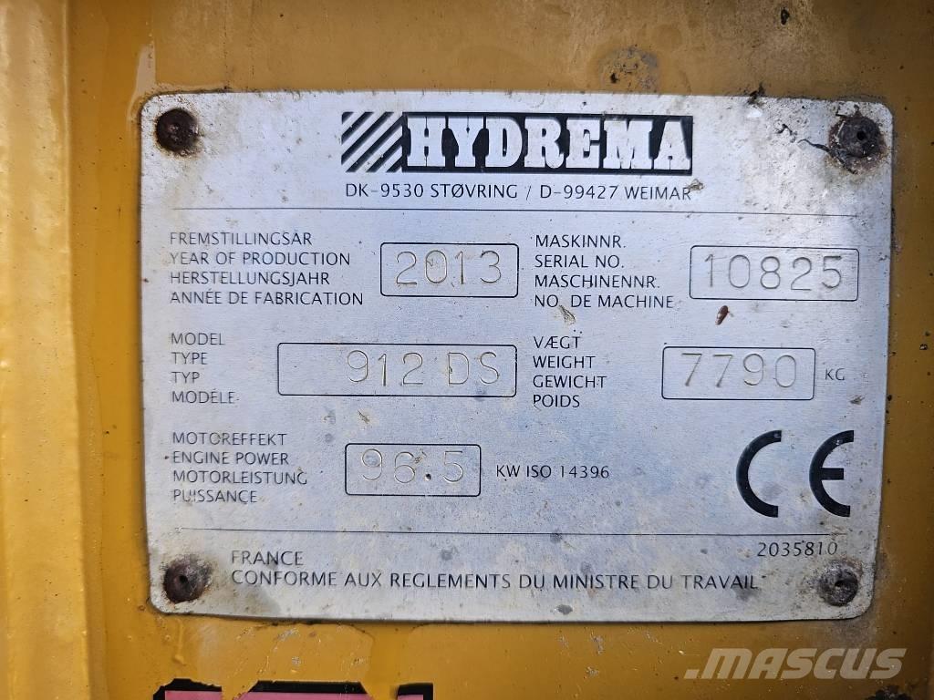 Hydrema 912 DS Belden kirma kaya kamyonu