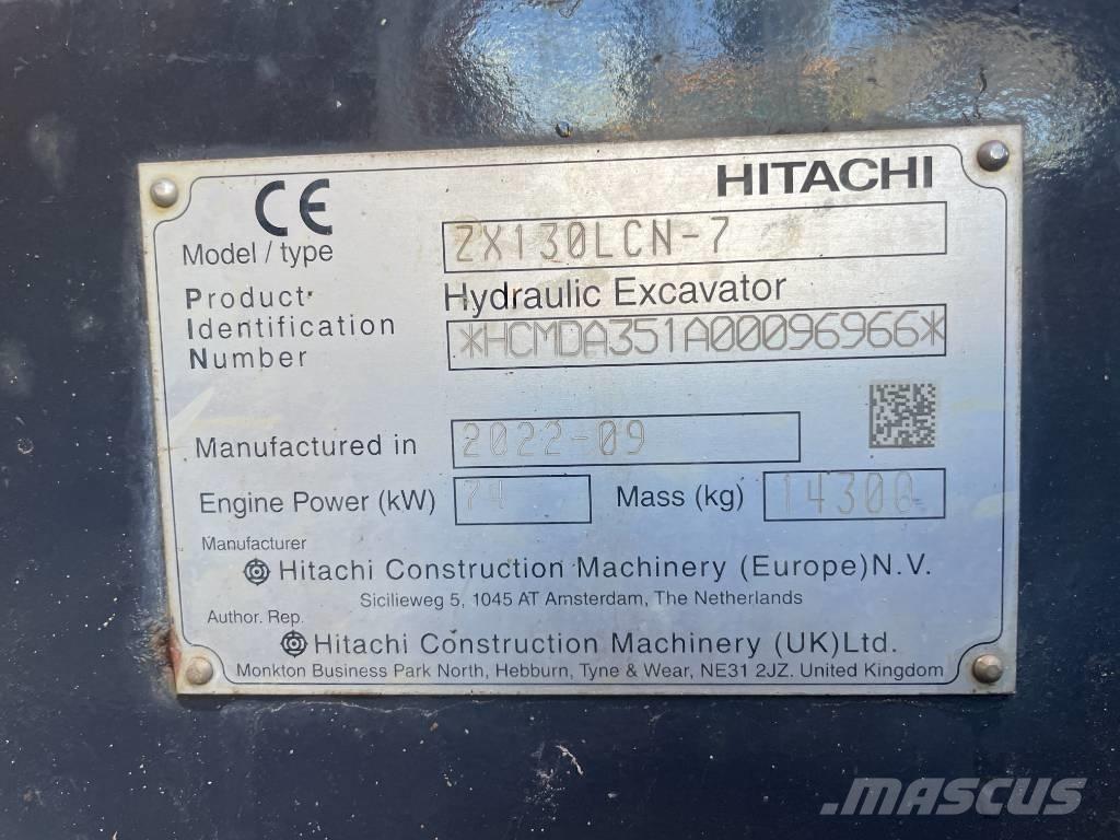 Hitachi ZX 130 LCN-7 Paletli ekskavatörler