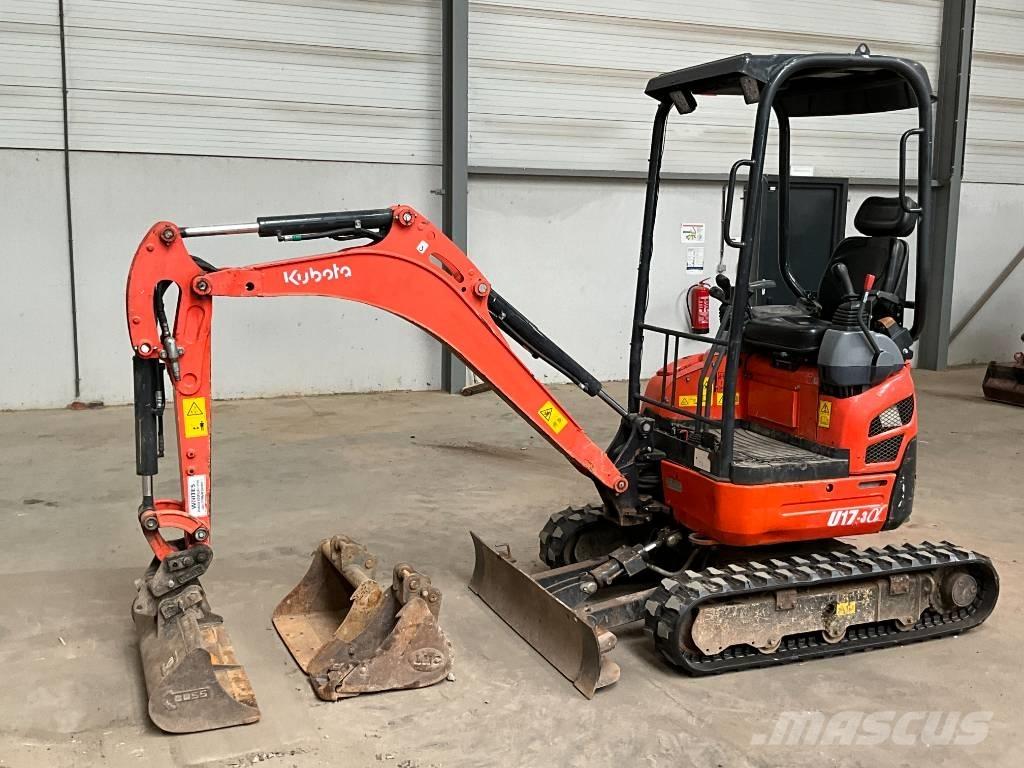 Kubota U 17-3 A Mini ekskavatörler, 7 tona dek
