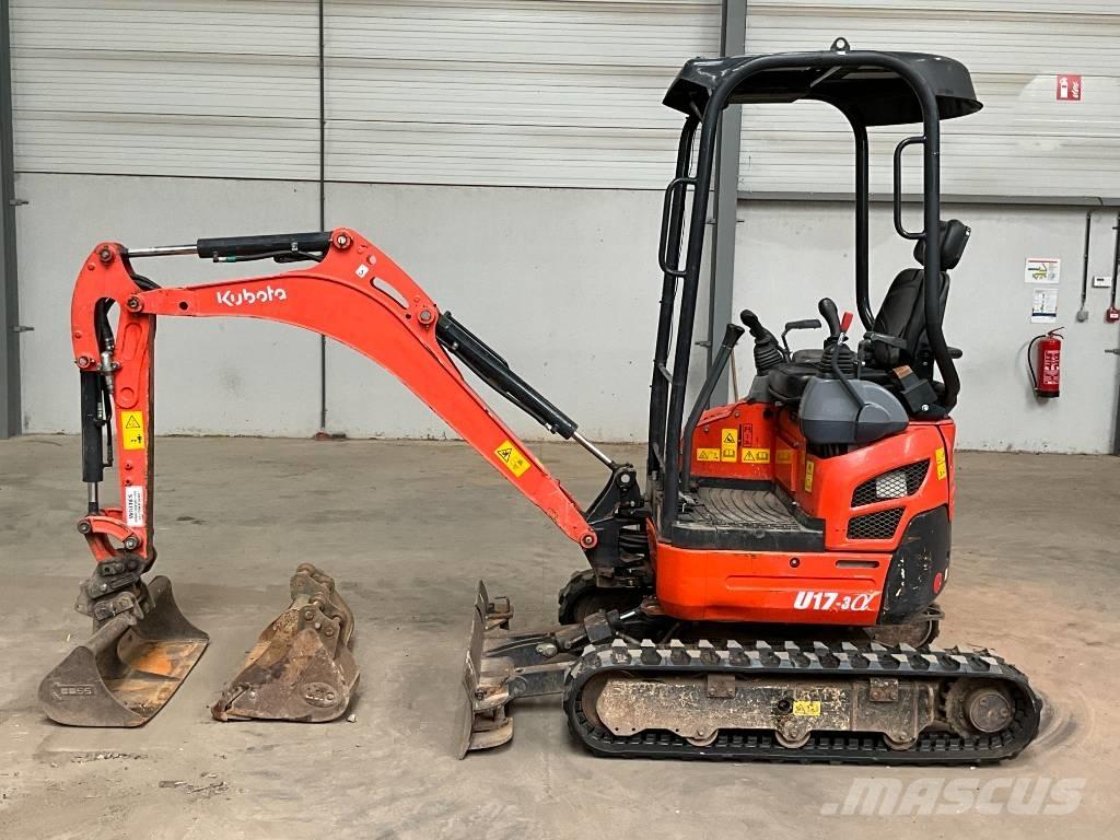 Kubota U 17-3 A Mini ekskavatörler, 7 tona dek