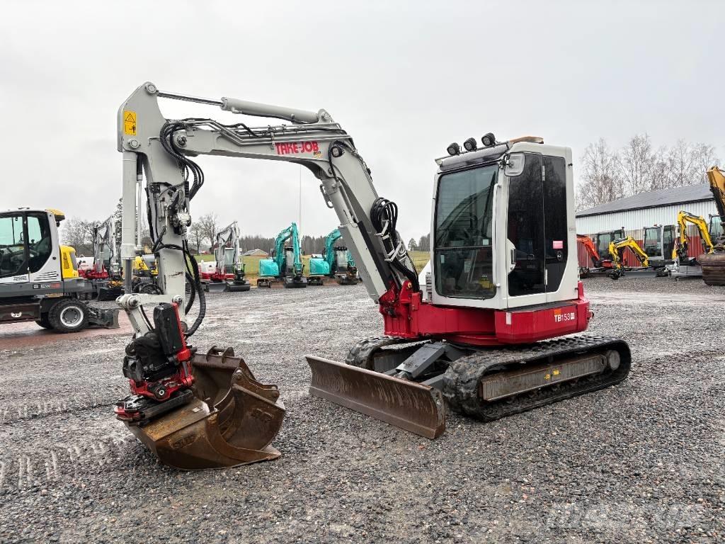 Takeuchi TB153FR Mini ekskavatörler, 7 tona dek
