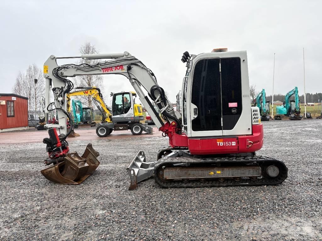 Takeuchi TB153FR Mini ekskavatörler, 7 tona dek