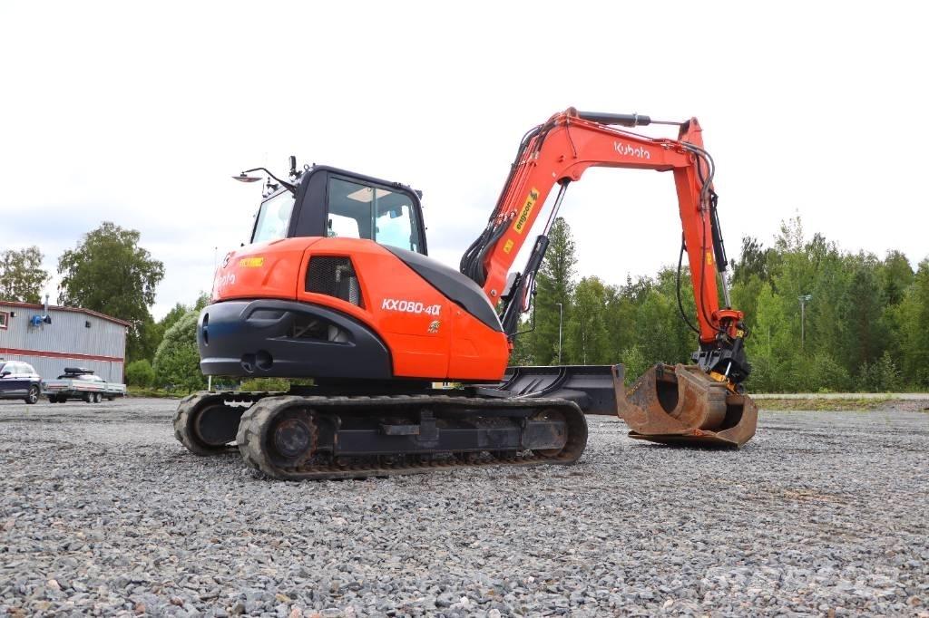 Kubota KX080-4a Midi ekskavatörler 7 - 12 t