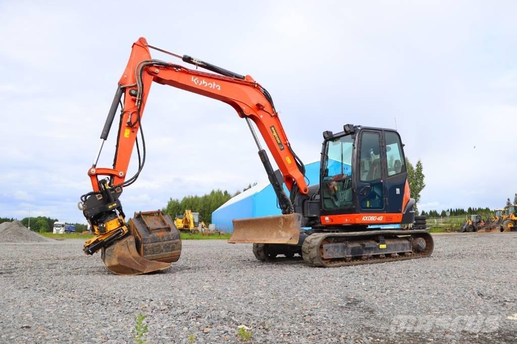 Kubota KX080-4a Midi ekskavatörler 7 - 12 t