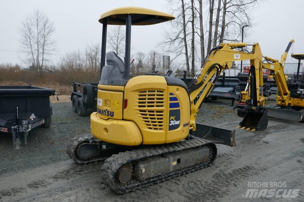 Komatsu PC30MR-5 Mini ekskavatörler, 7 tona dek
