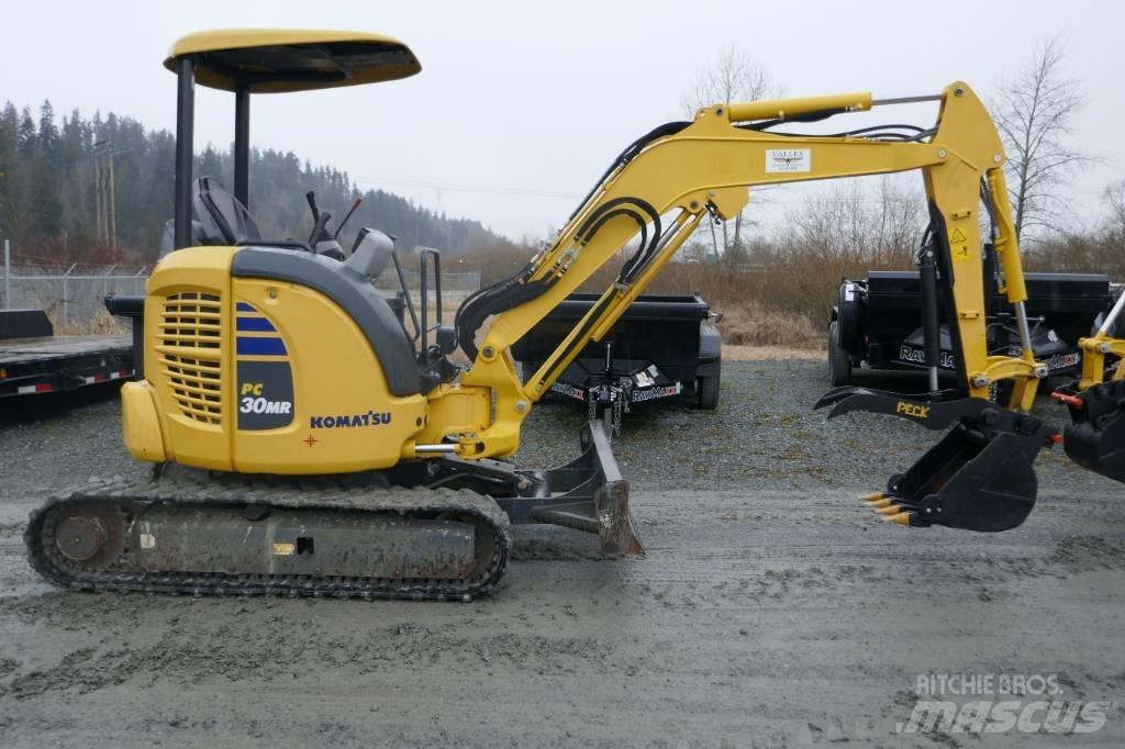 Komatsu PC30MR-5 Mini ekskavatörler, 7 tona dek