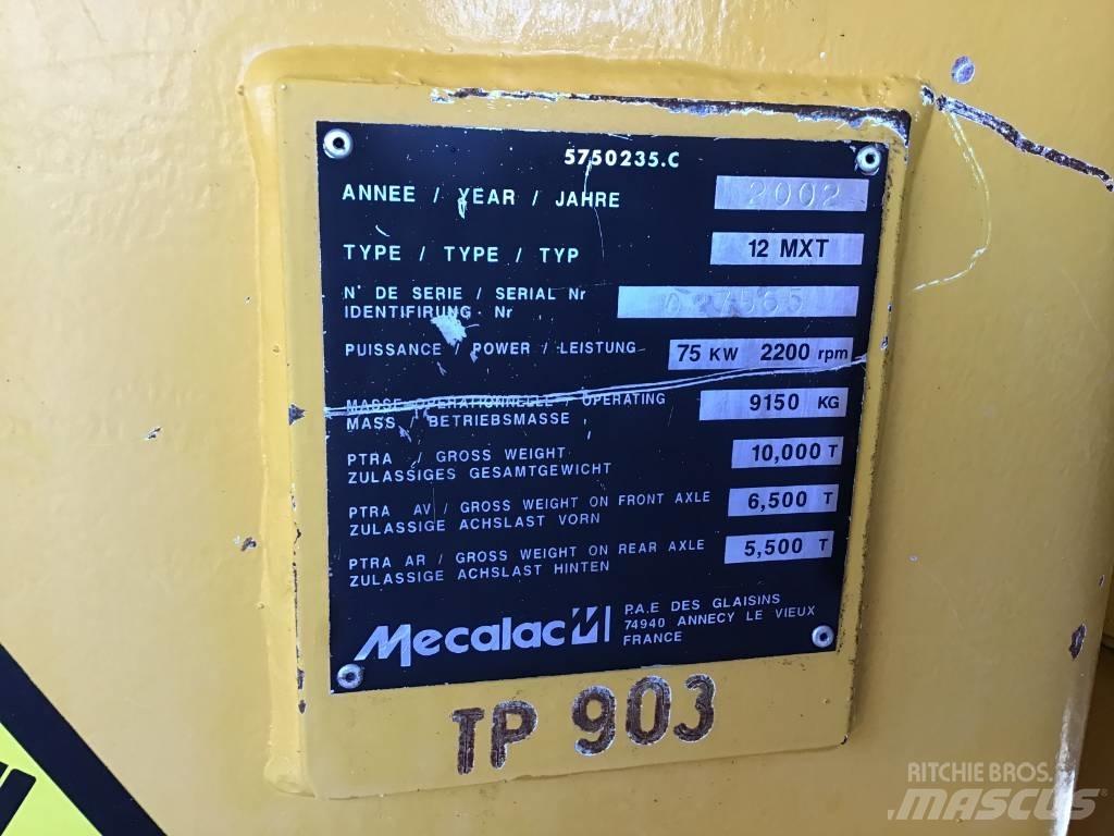 Mecalac 12 MXT Lastik tekerli ekskavatörler